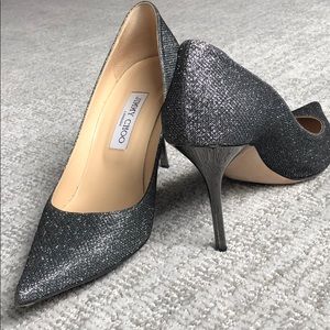 Jimmy Choo Evening Glitter Pump Sz40